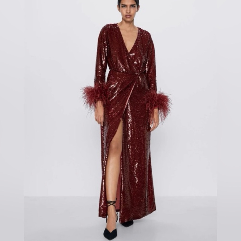 ZARA LIMITED EDITION SEQUIN DRESS - Picture 14 of 15